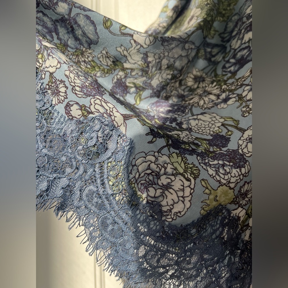 Gold Hawk Floral Silk Jumpsuit - Picture 7 of 13